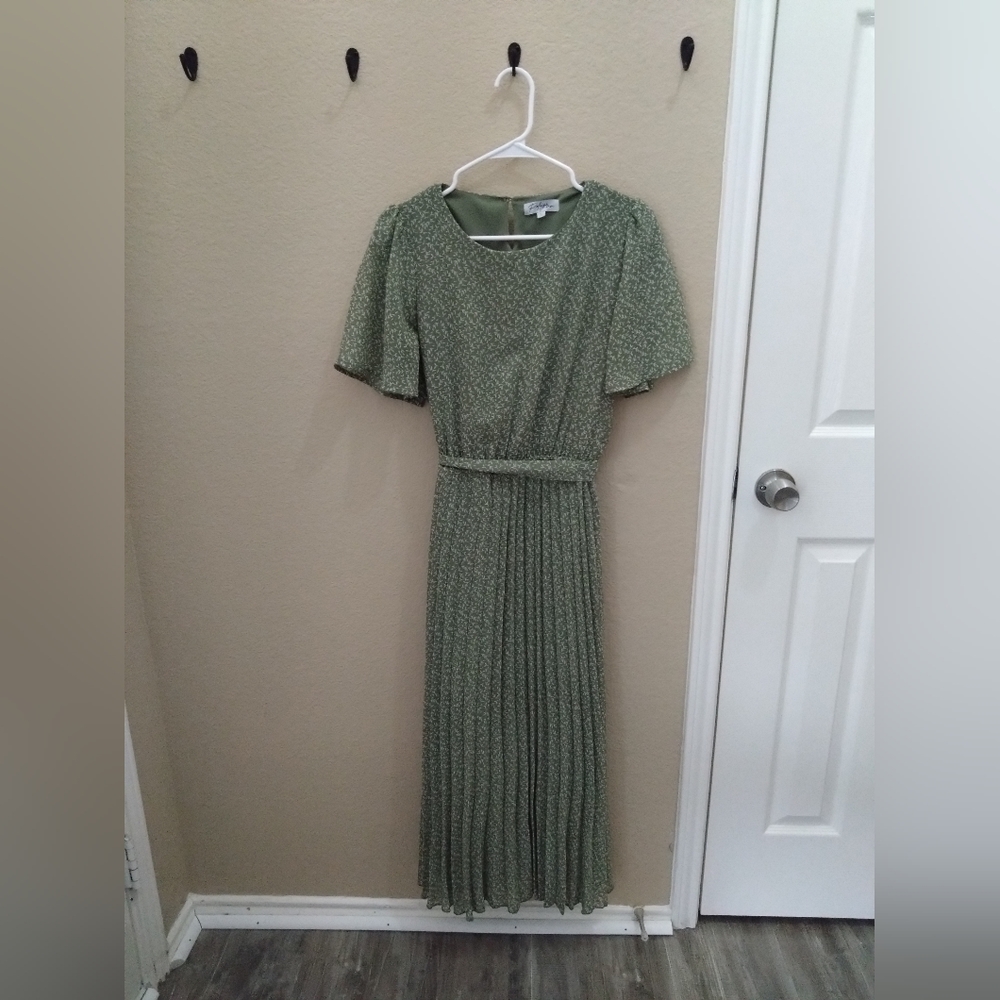 Prim pleated dress